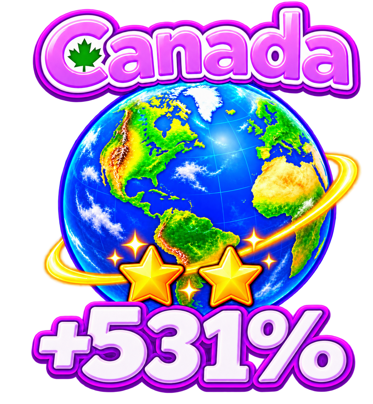 Canada +531% TOP ITEM