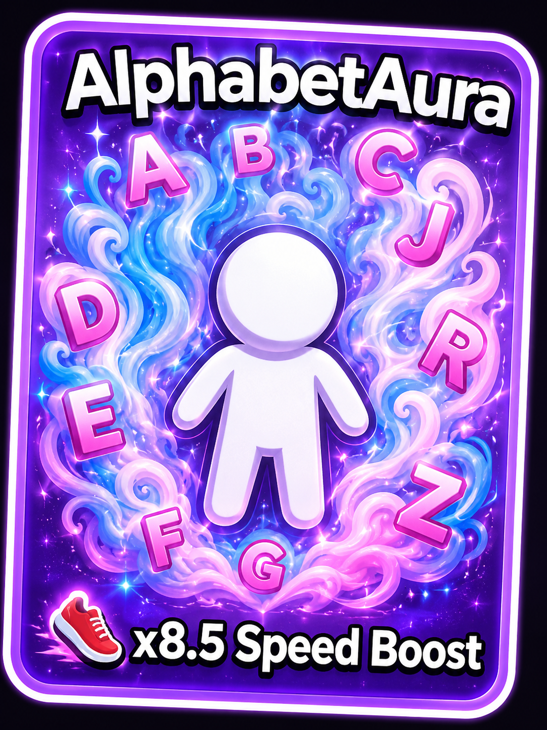 AlphaBetAura | X8.5 Speed Boost +1 KEYBOARD ESCAPE
