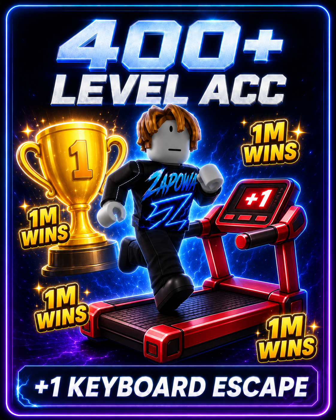 400 LEVEL ACC +1 KEYBOARD ESCAPE