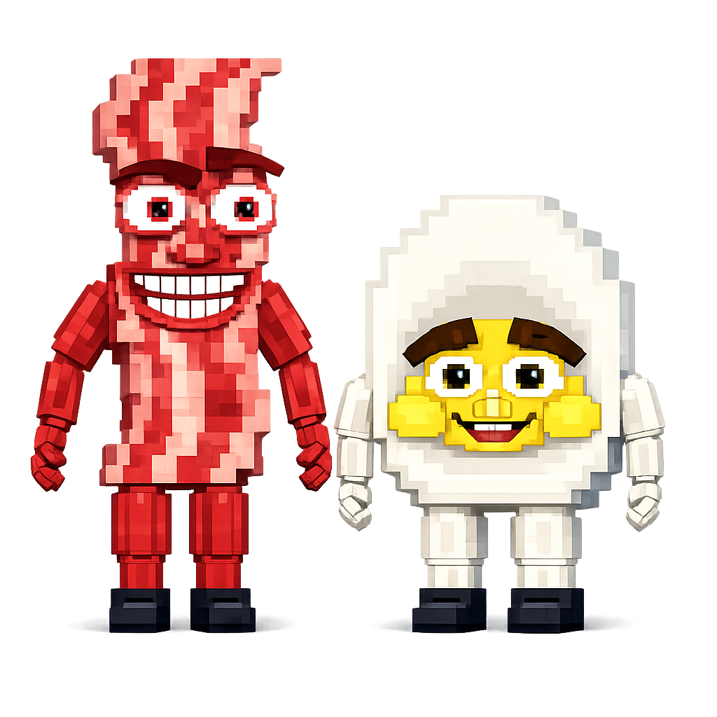 🥚🥓 Bacuru and Egguru | 24M/s 🥓🥚