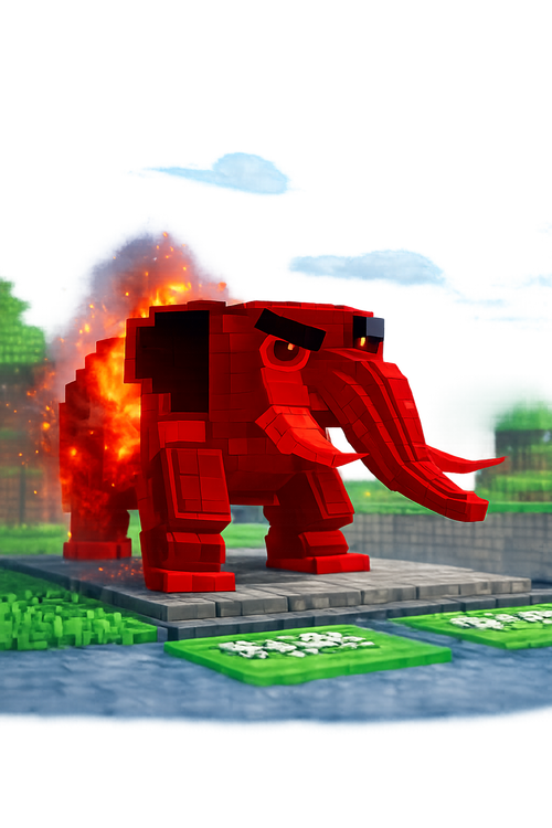 🐘Elefante Croissante🐘 SURVIVE LAVA FOR BRAINROTS