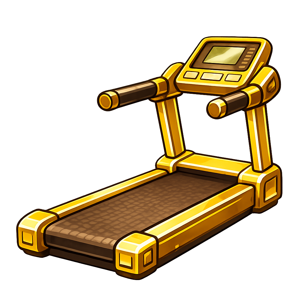 GOLD TREADMILL x3 SPEED +1 Speed Keyboard Escape | Candy & Chocolate