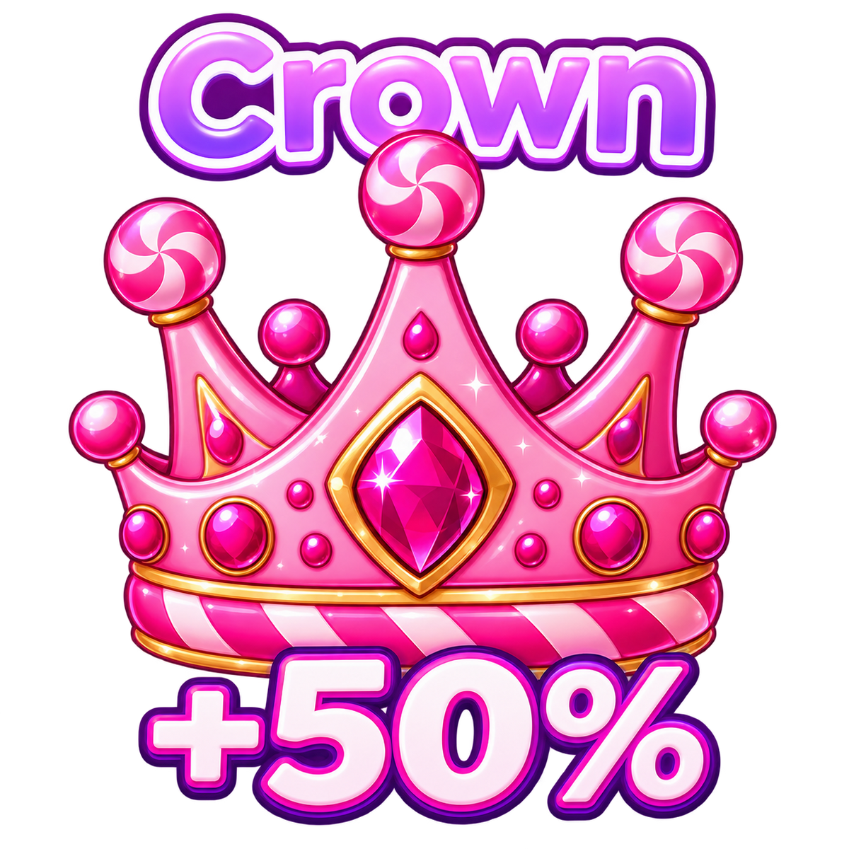 Crown +50%
