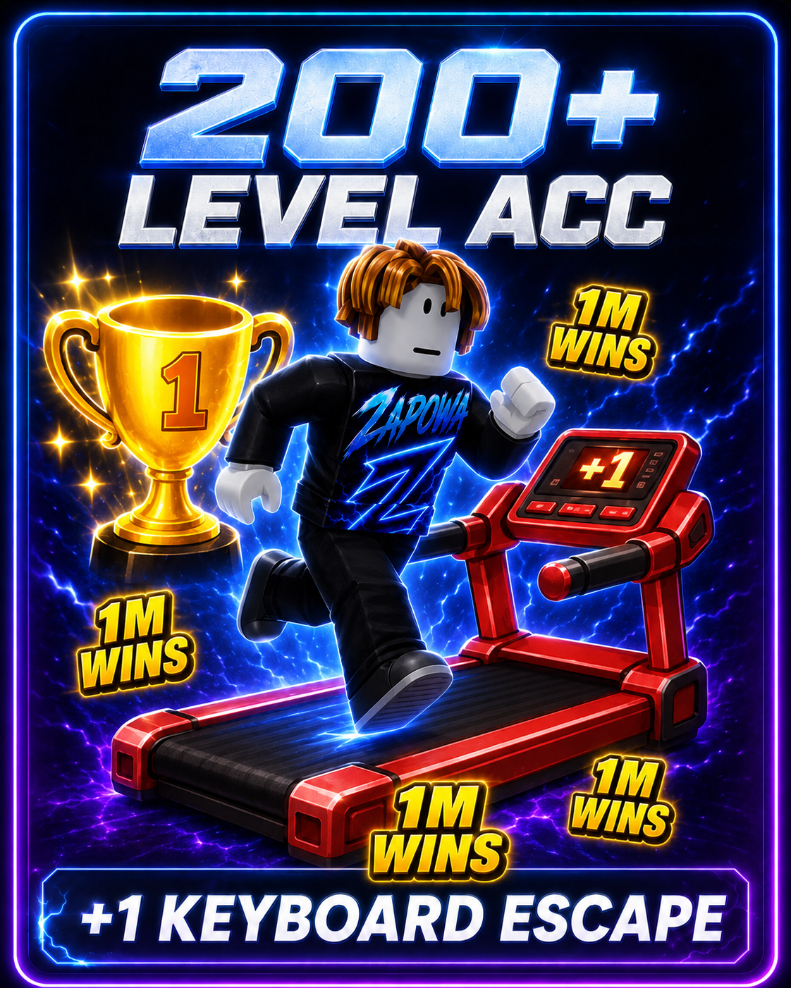 200 LEVEL ACC +1 KEYBOARD ESCAPE