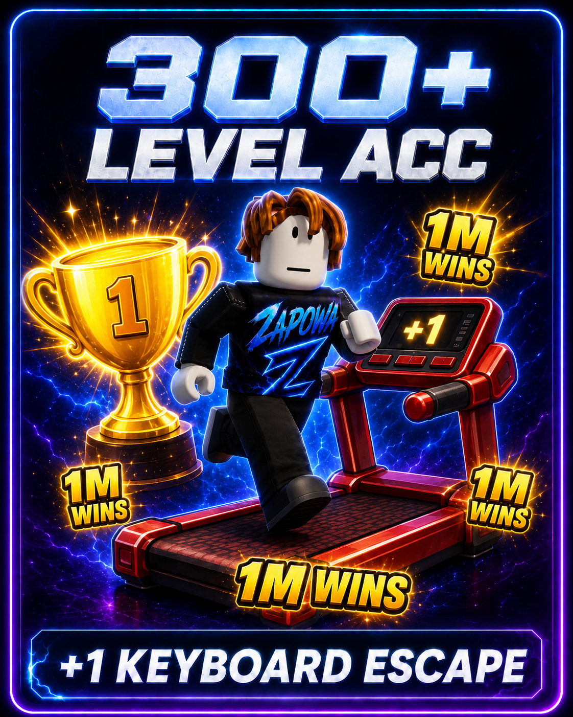 300 LEVEL ACC +1 KEYBOARD ESCAPE