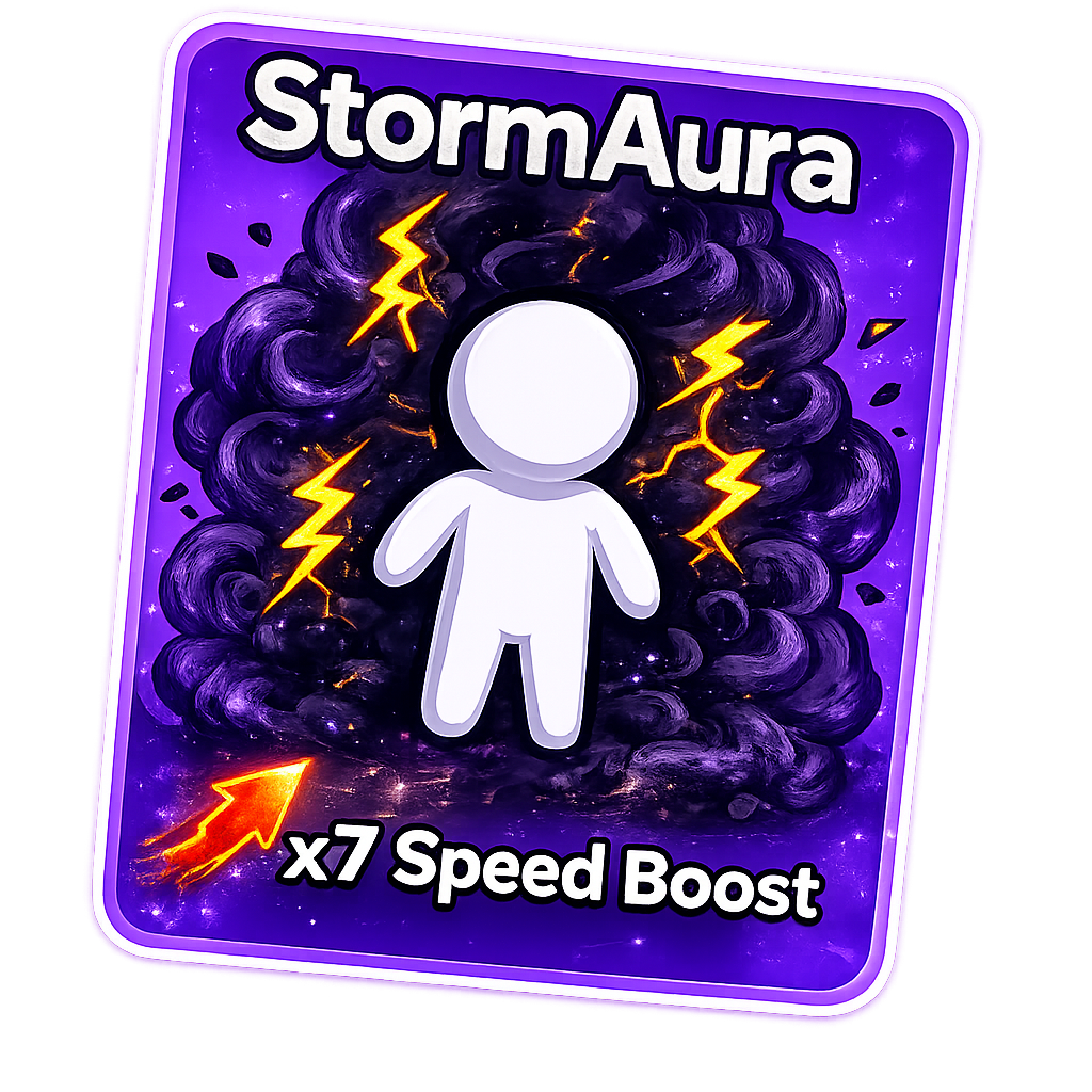 Storm Aura | X7 Speed Boost +1 KEYBOARD ESCAPE