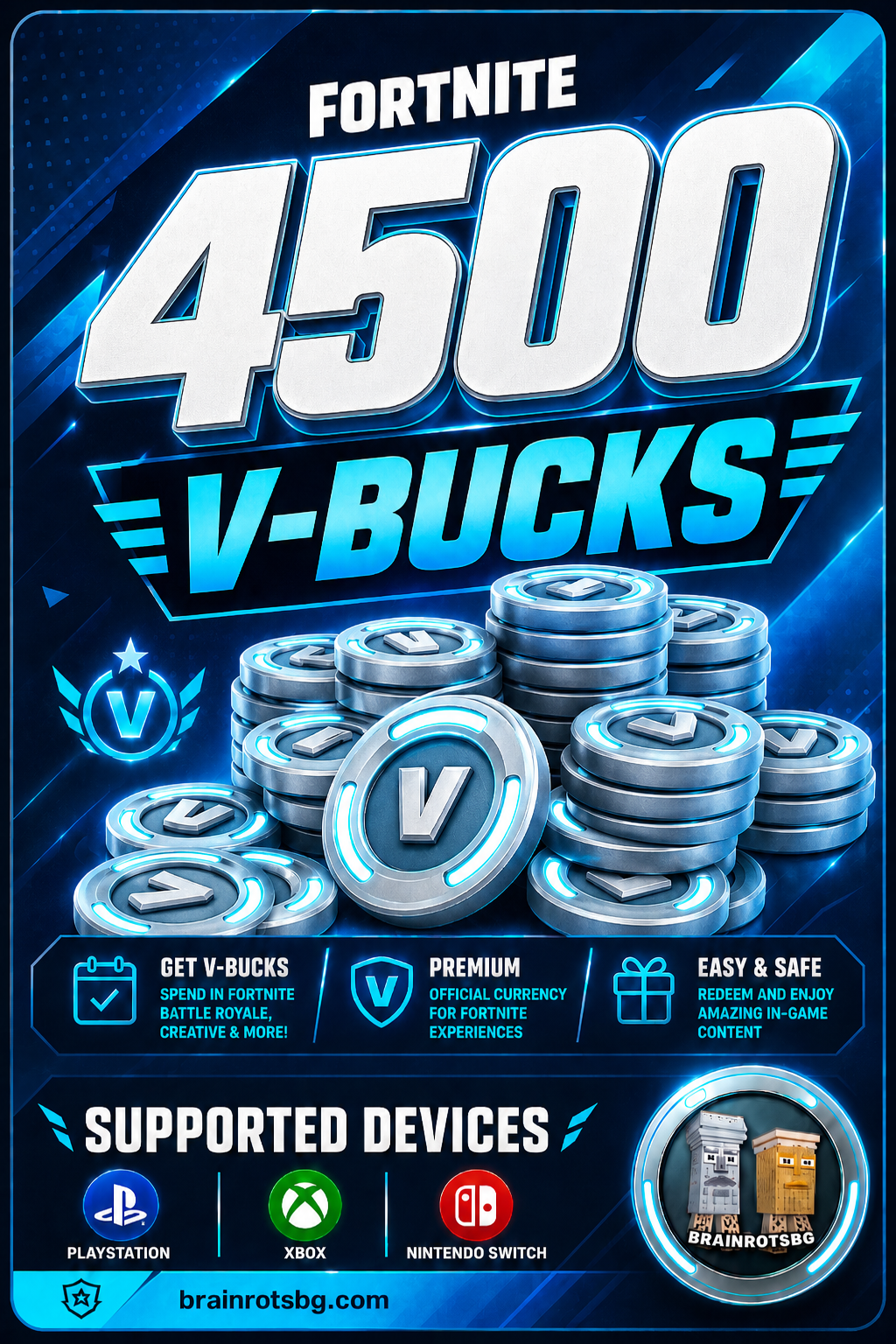 4500 V-Bucks