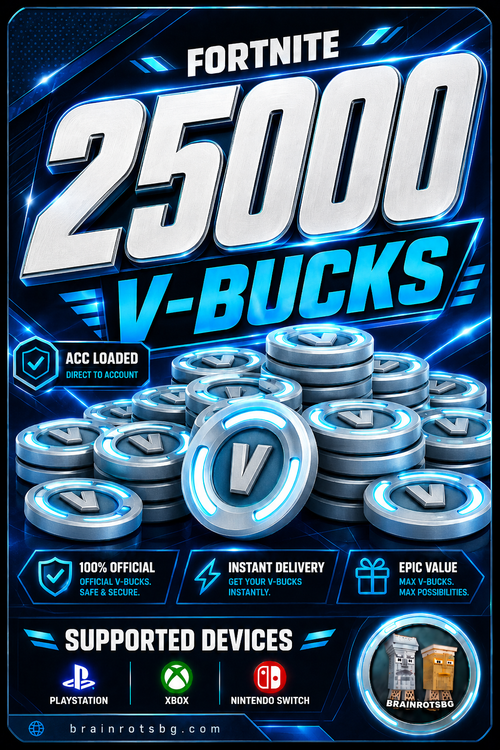 25000 V-BUCKS ACC